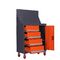 オレンジ15引出しISO9001の移動式道具箱の仕事台