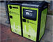 屋外のステンレス鋼のスマートなゴミ箱、EN 840の自動屑およびリサイクルの回収容器