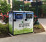 屋外のステンレス鋼のスマートなゴミ箱、EN 840の自動屑およびリサイクルの回収容器