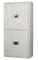 電子スマートなロックISO9001の機密のキャビネット2のドアの縦の白